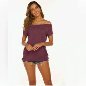 WOMENS OFF THE SHOULDER TOP